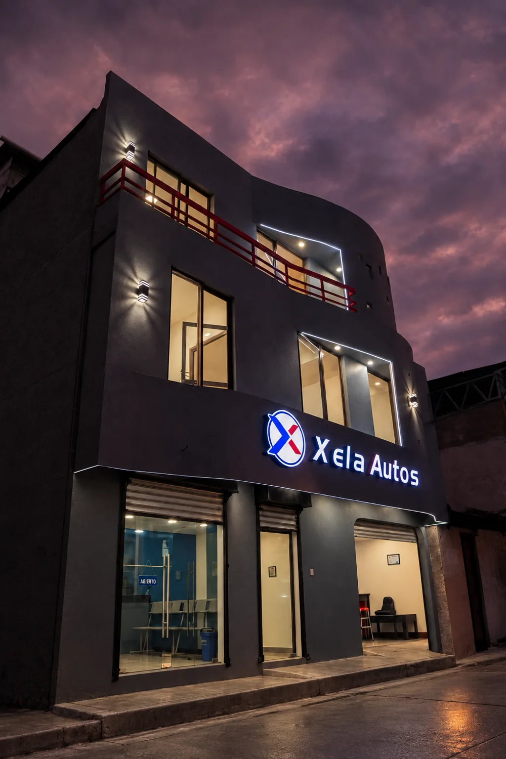 Instalaciones e inventario de Xela Autos